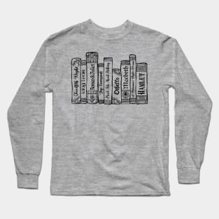 Shakespeare Bookshelf No.3 Long Sleeve T-Shirt